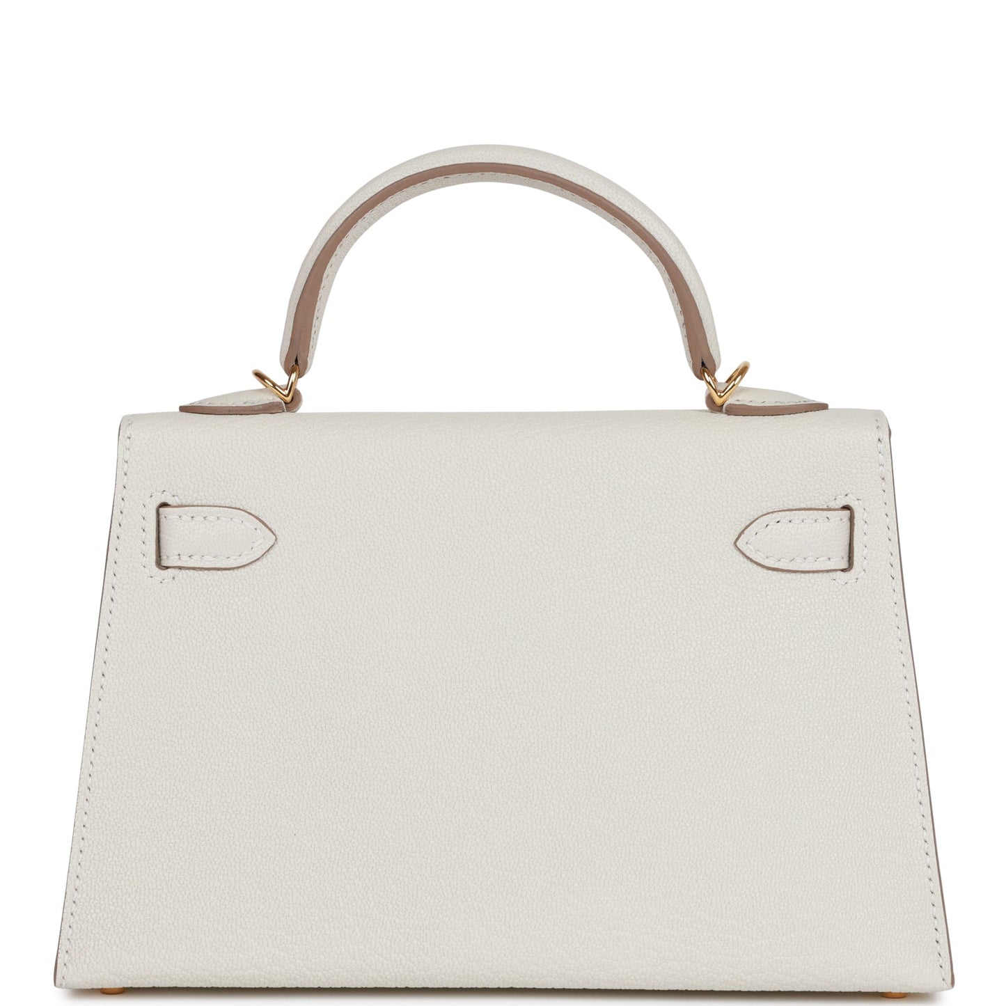 Hermes Kelly Sellier 20 Mushroom Chèvre Gold Hardware