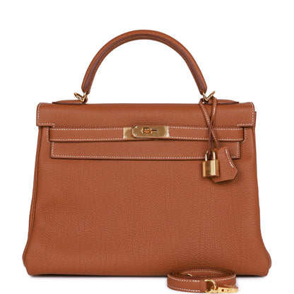 Hermes Kelly Retourne 32 Gold Togo Gold Hardware