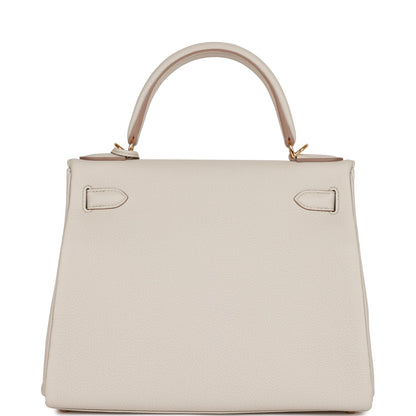 Hermes Kelly Retourne 28 Beton Togo Gold Hardware