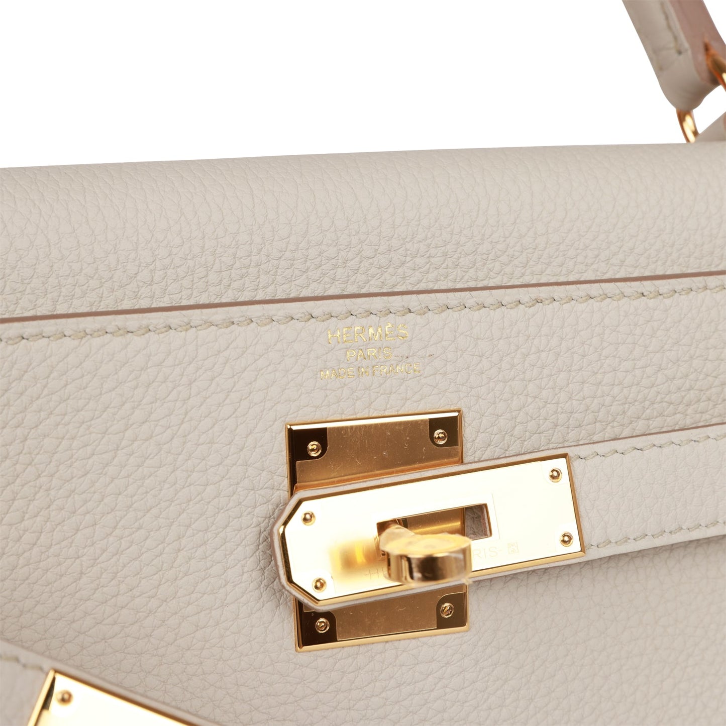 Hermes Kelly Retourne 28 Beton Togo Gold Hardware