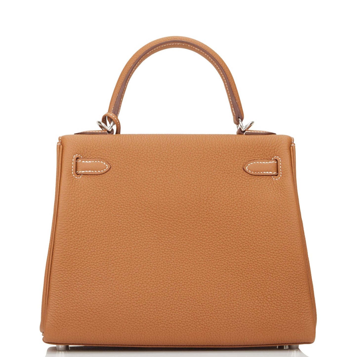 Hermes Kelly Retourne 25 Gold Togo Palladium Hardware