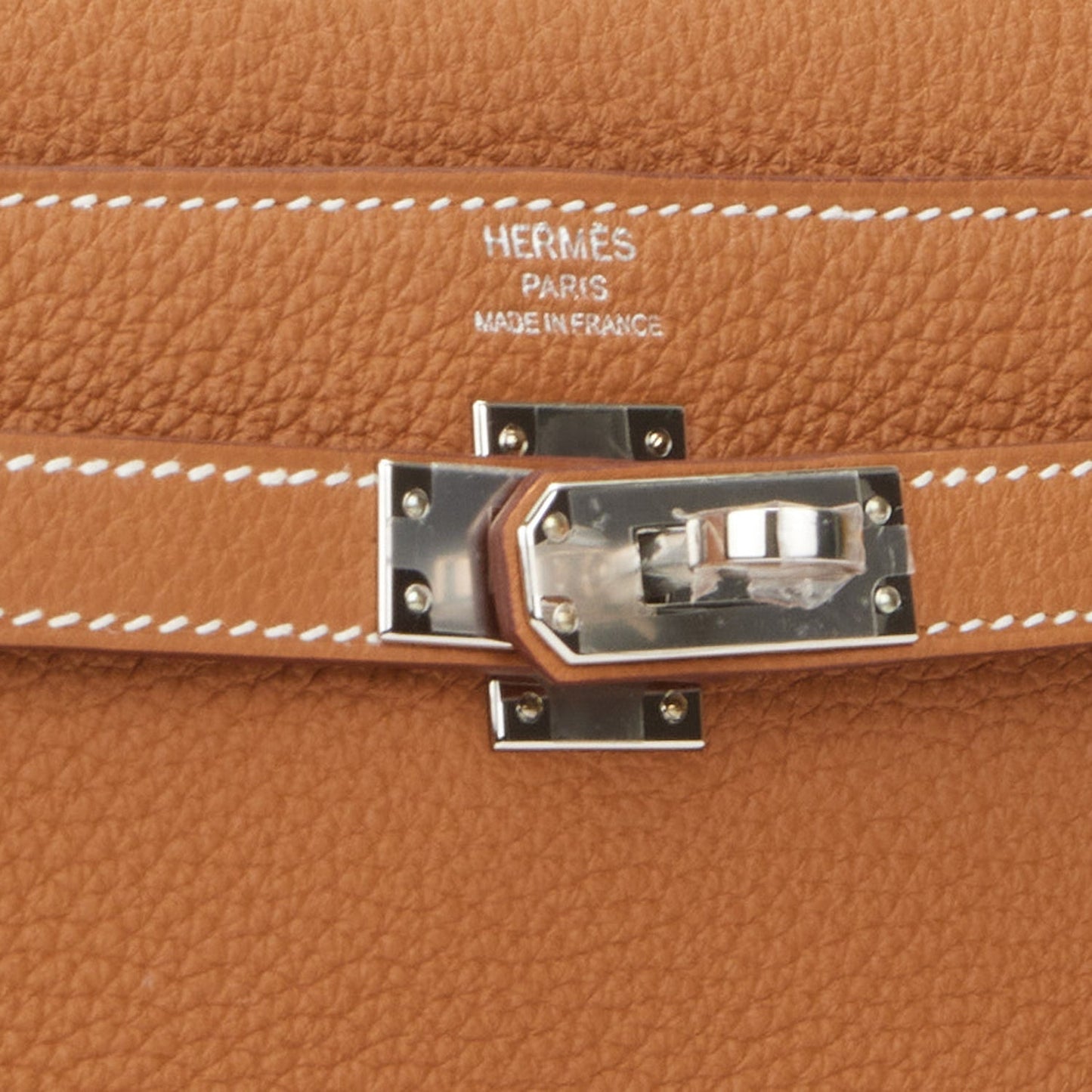 Hermes Kelly Retourne 25 Gold Togo Palladium Hardware