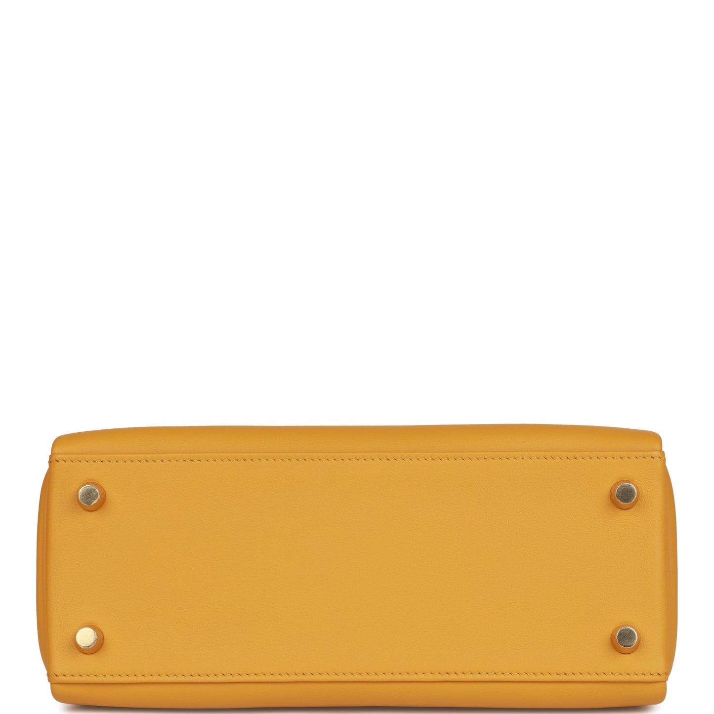 Hermes Kelly Retourne 25 Jaune Ambre Swift Gold Hardware