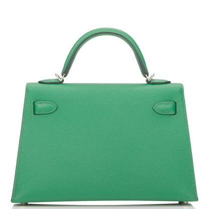 Hermes Kelly Sellier 20 Cactus Verso Epsom Palladium Hardware