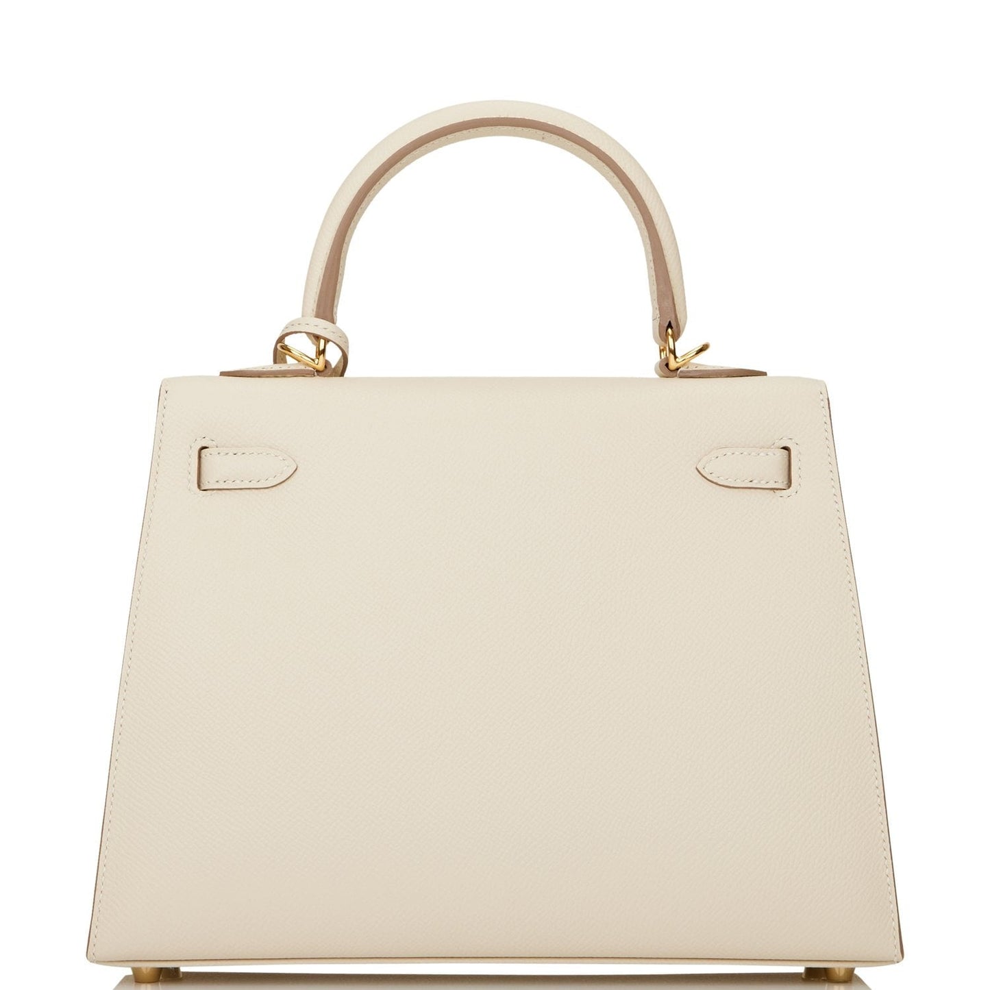 Hermes Kelly Sellier 25 Craie Epsom Gold Hardware