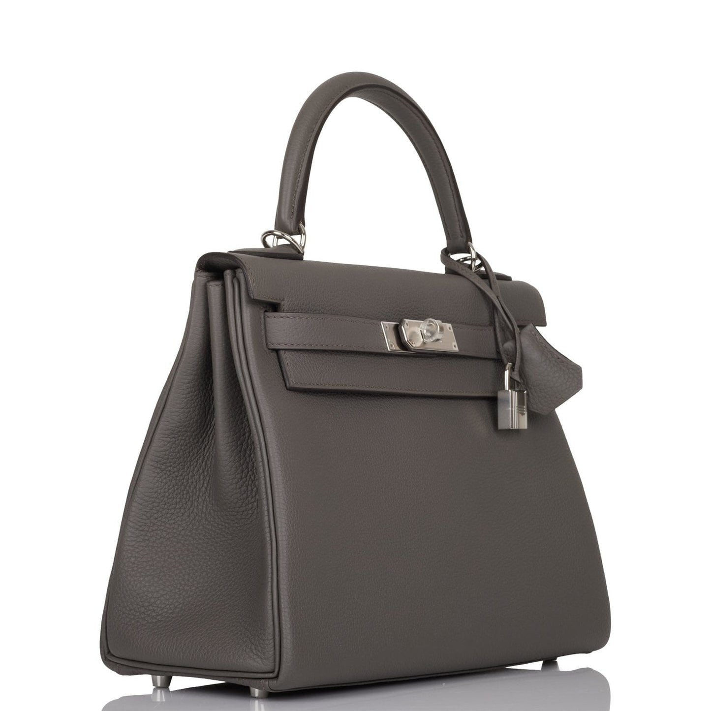 Hermes Kelly Retourne 28 Etain Togo Palladium Hardware