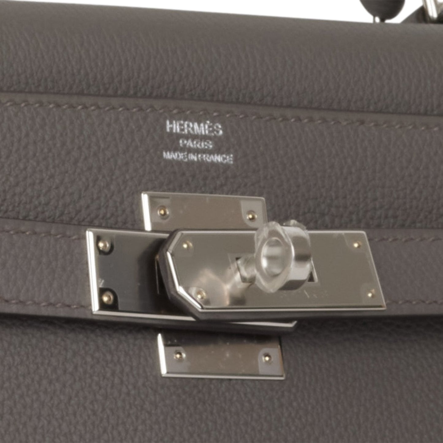 Hermes Kelly Retourne 28 Etain Togo Palladium Hardware