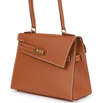 Hermes Kelly Sellier en Desordre 20 Gold Epsom Gold Hardware