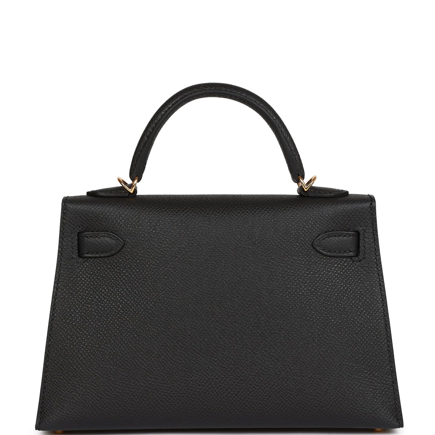 Hermes Kelly Sellier 20 Black Epsom Gold Hardware Deposit 1