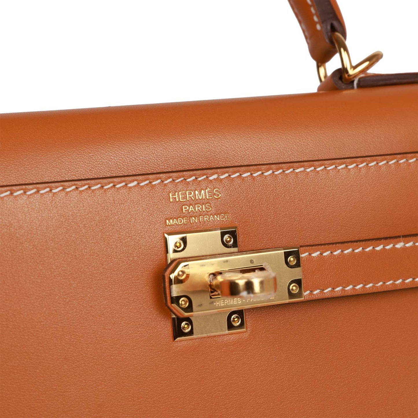 Hermes Kelly Sellier 25 Natural Sable Butler Gold Hardware