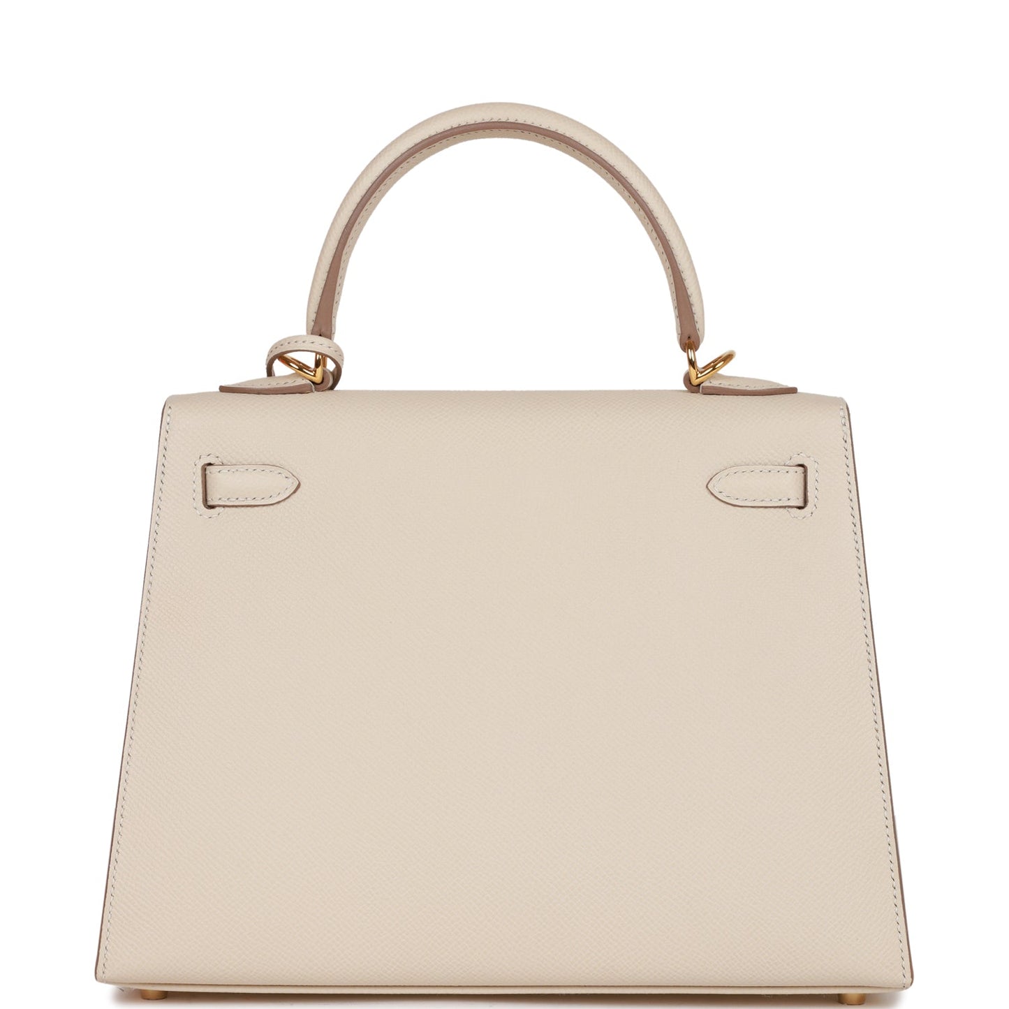 Hermes Kelly Sellier 25 Craie Epsom Gold Hardware