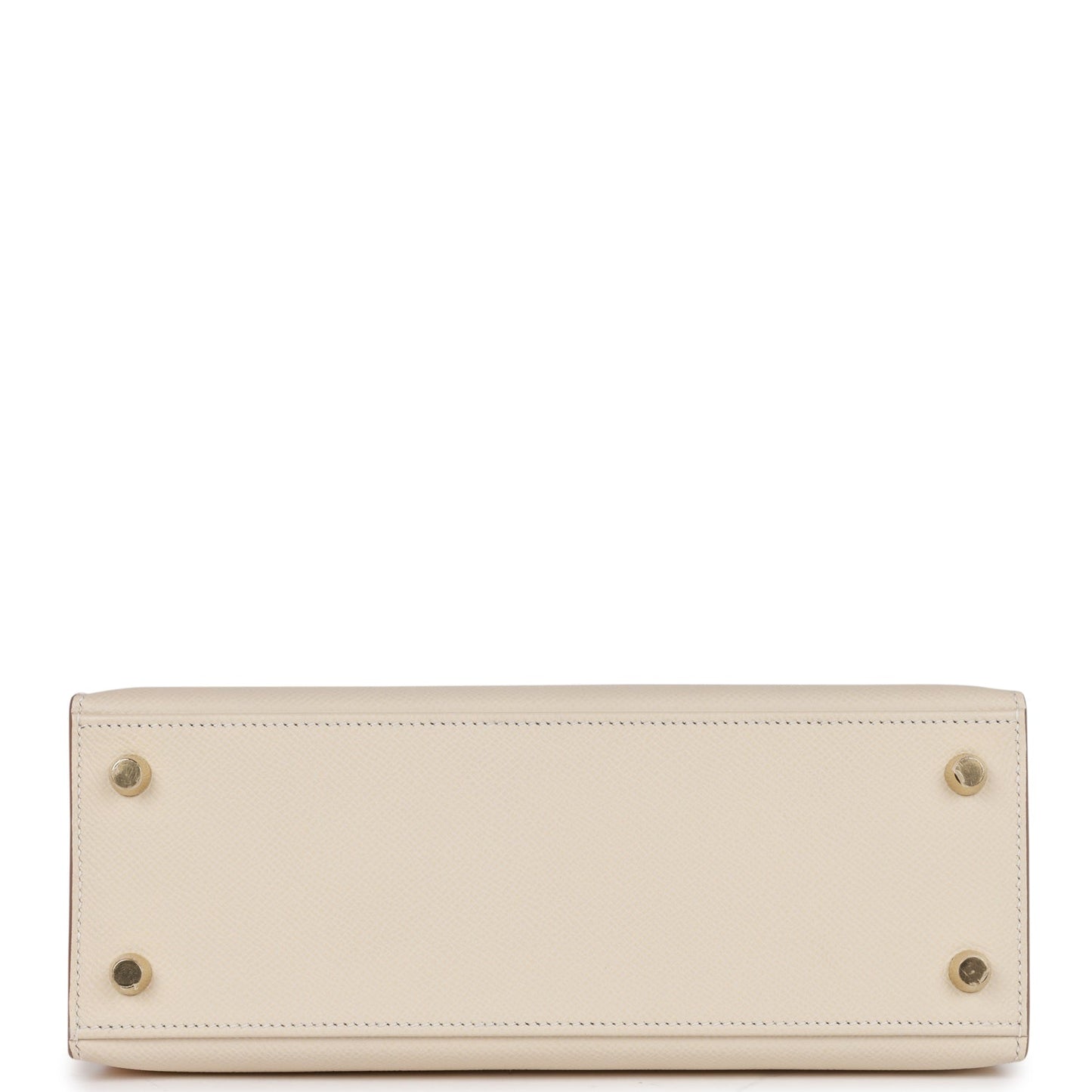 Hermes Kelly Sellier 25 Craie Epsom Gold Hardware