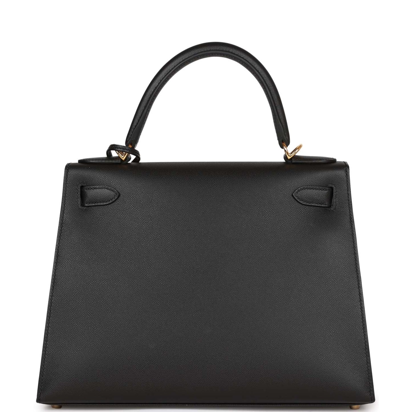 Hermes Kelly Sellier 28 Black Madame Gold Hardware