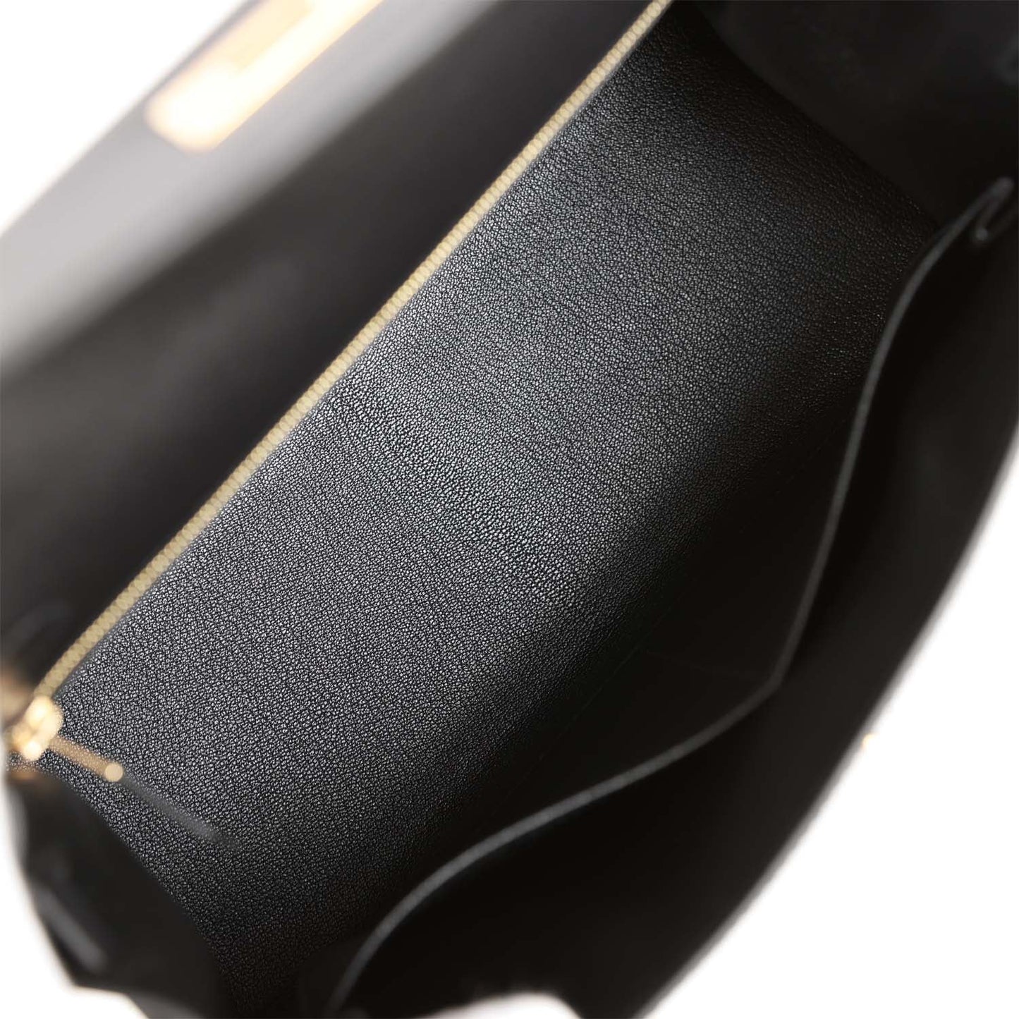 Hermes Kelly Sellier 28 Black Madame Gold Hardware