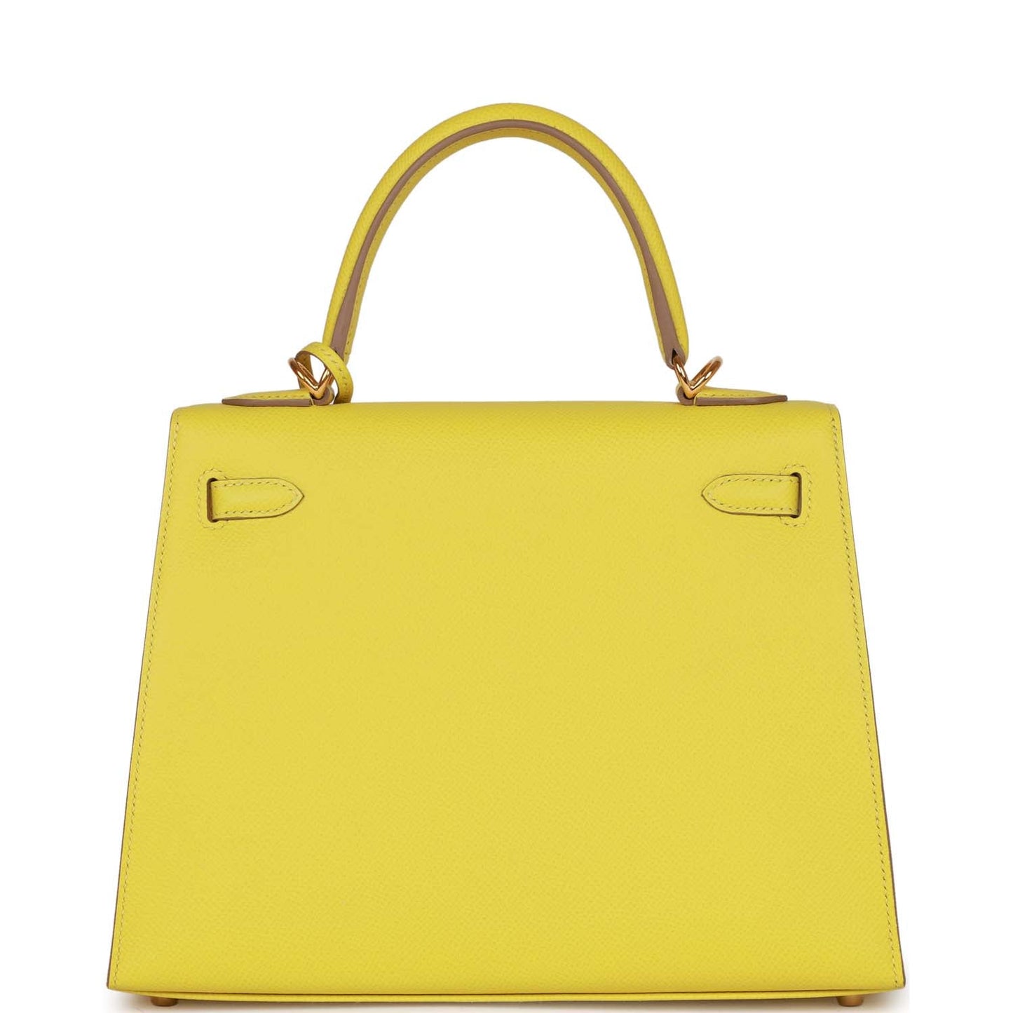 Hermes Kelly 25 Lime Epsom Gold Hardware