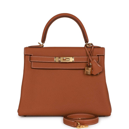 Hermes Kelly Retourne 28 Gold Togo Gold Hardware