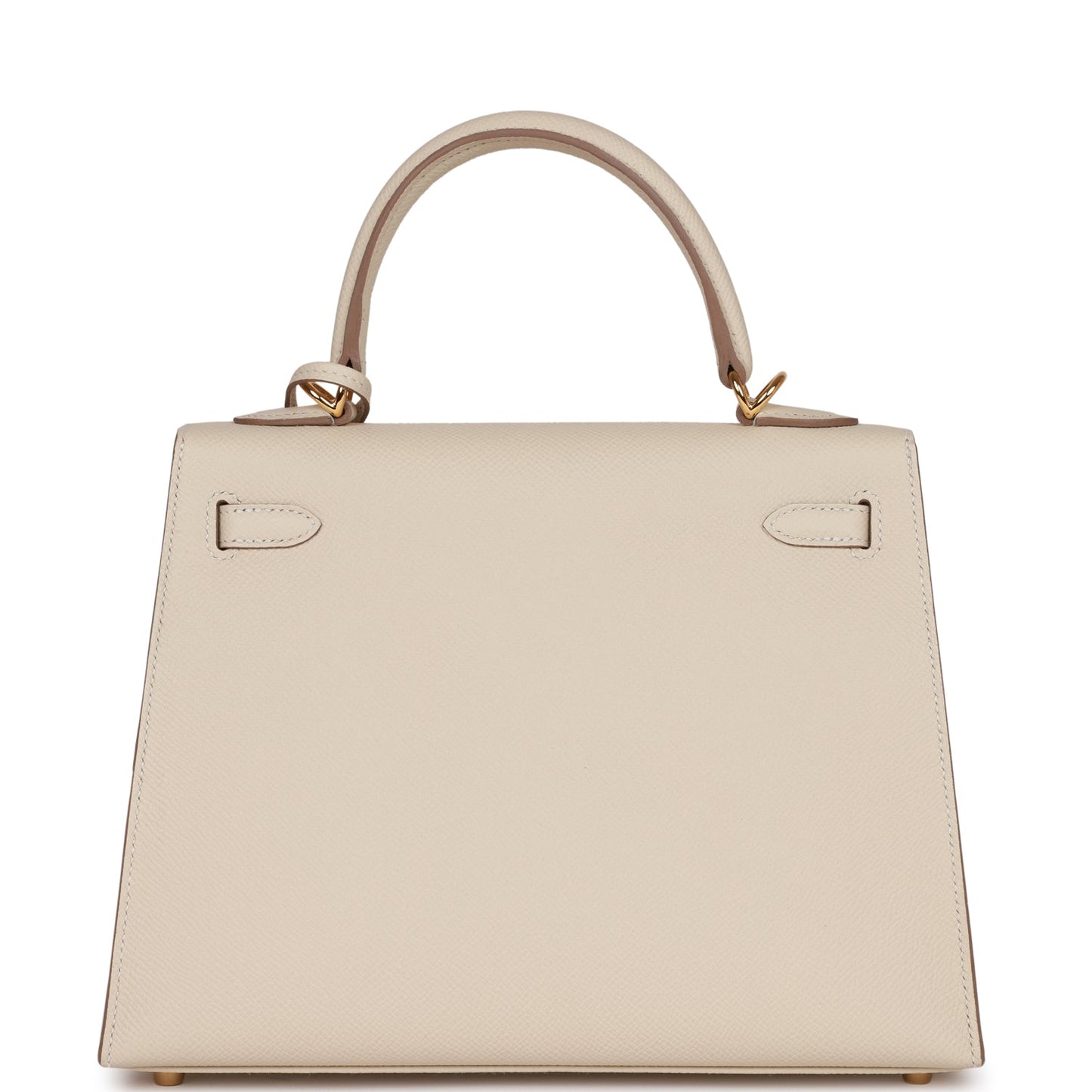 Hermes Kelly Sellier 25 Craie Epsom Gold Hardware