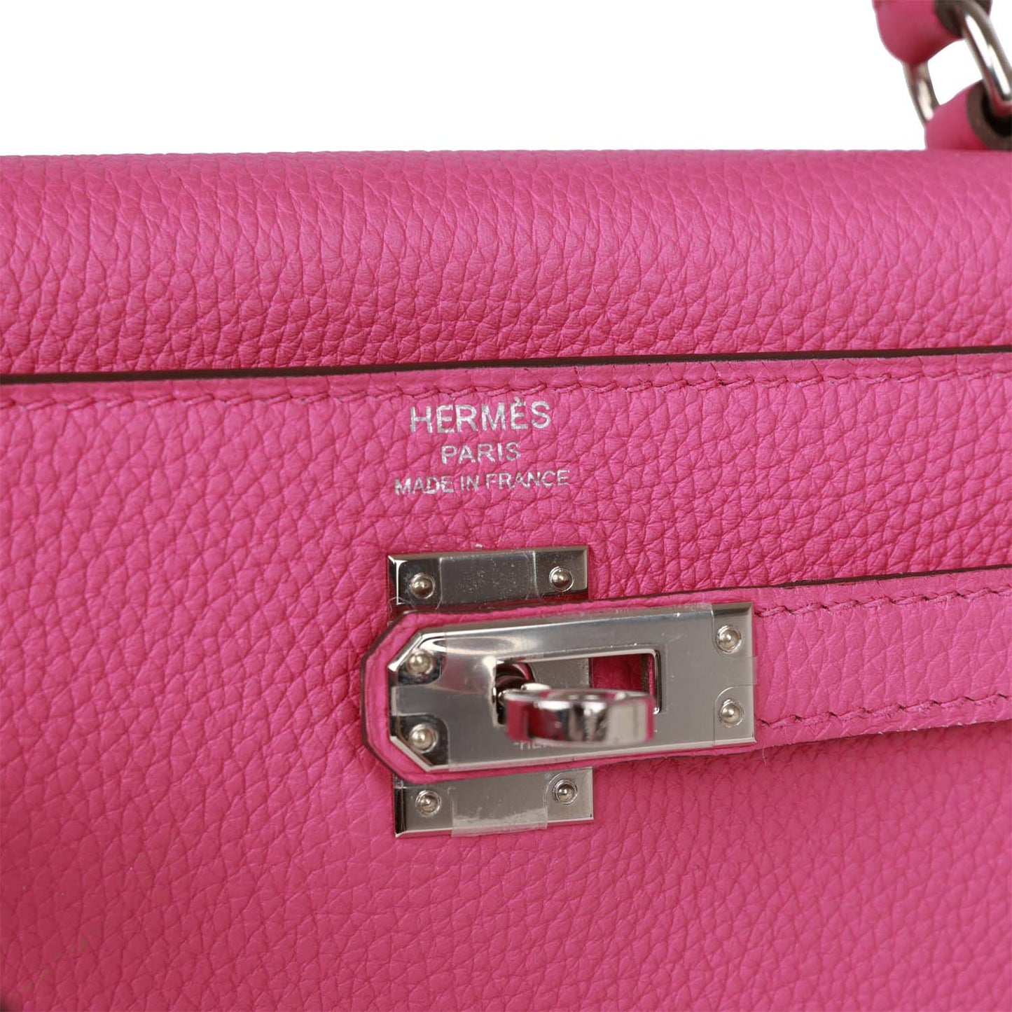 Hermes Kelly Retourne 25 Magnolia Togo Palladium Hardware