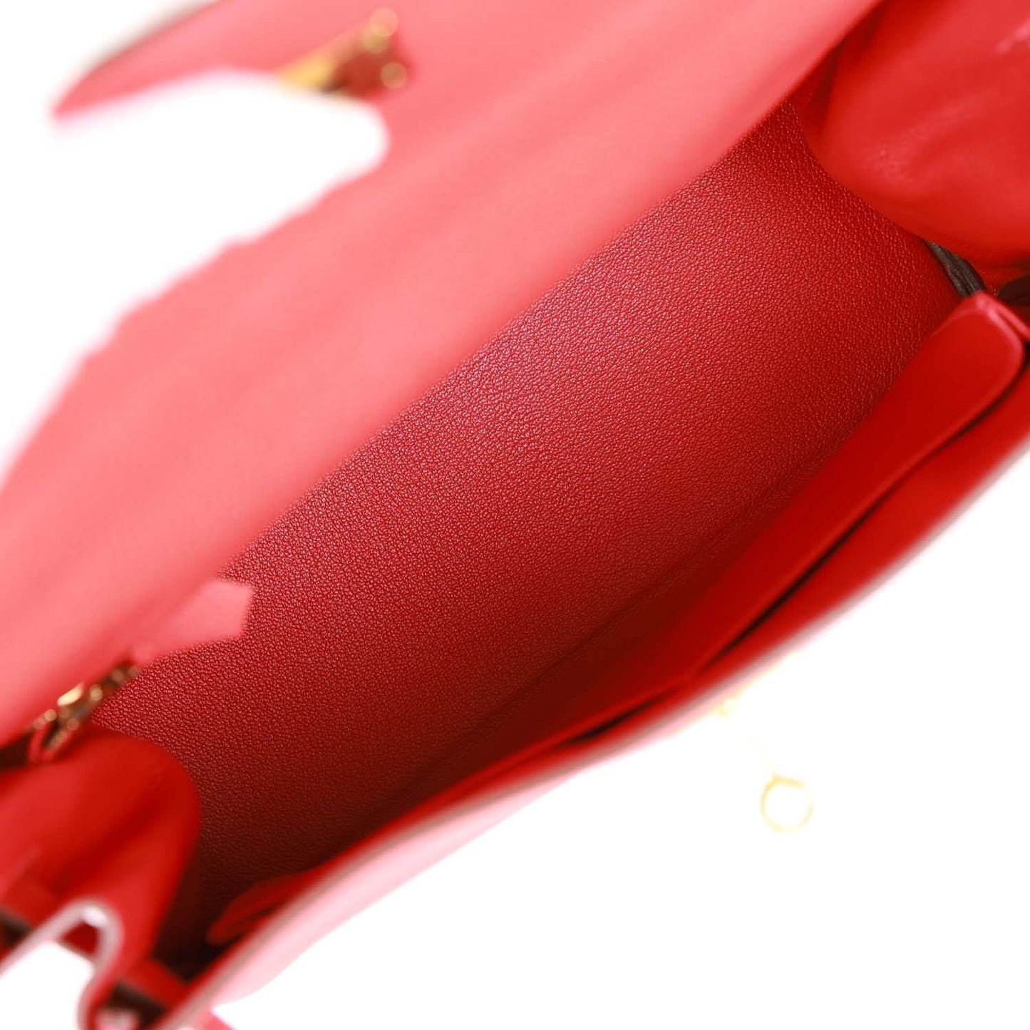 Hermes Kelly Retourne 28 Rouge Casaque Togo Gold Hardware