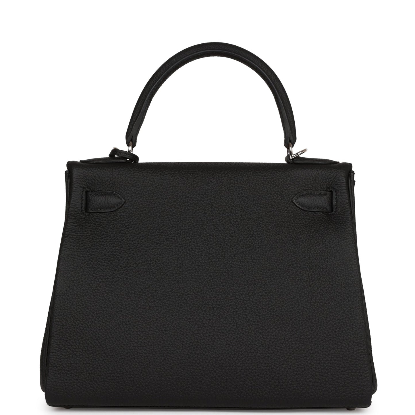 Hermes Kelly Retourne 28 Black Togo Palladium Hardware