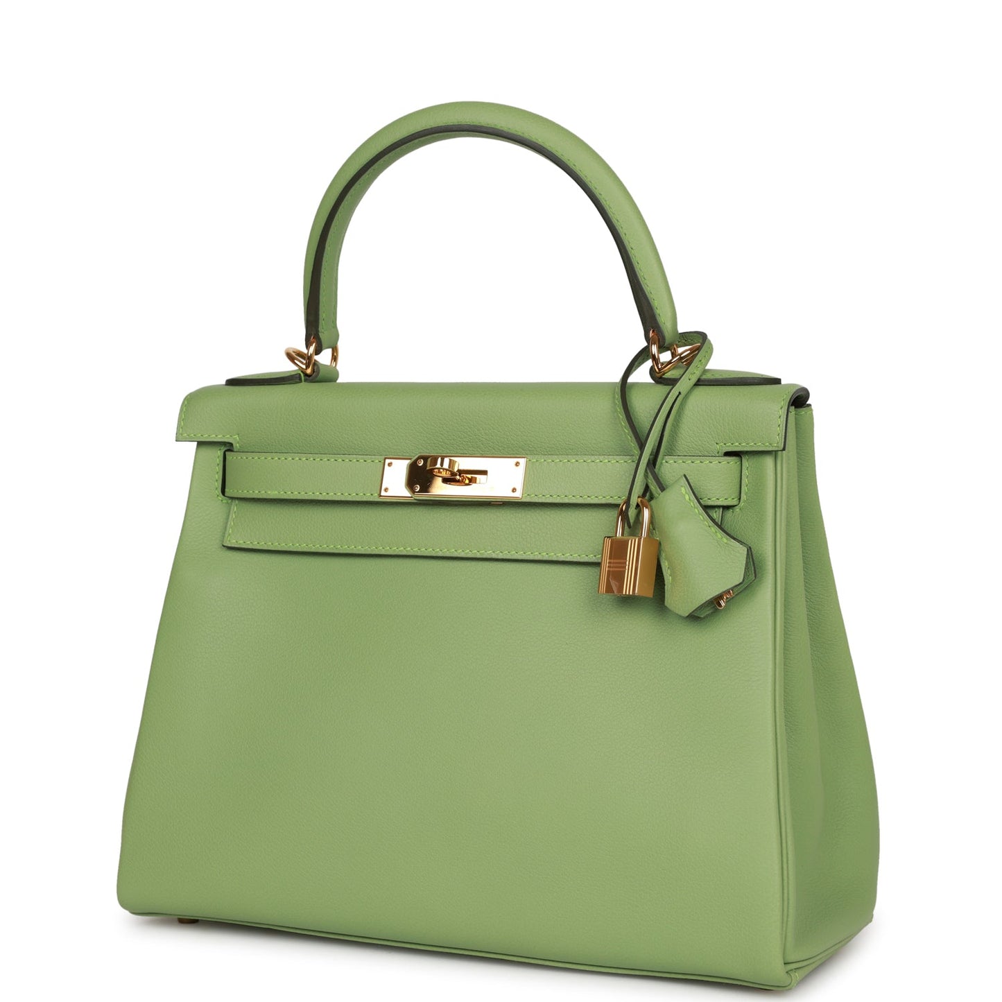 Hermes Kelly Retourne 28 Vert Criquet Evercolor Gold Hardware