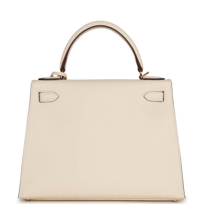 Hermes Kelly Sellier 28 Nata Epsom Gold Hardware