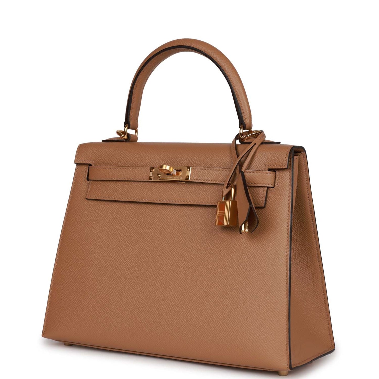 Hermes Kelly Sellier 25 Chai Epsom Gold Hardware