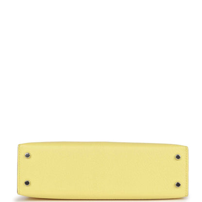 Hermes Kelly Sellier 20 Limoncello Chevre Palladium Hardware