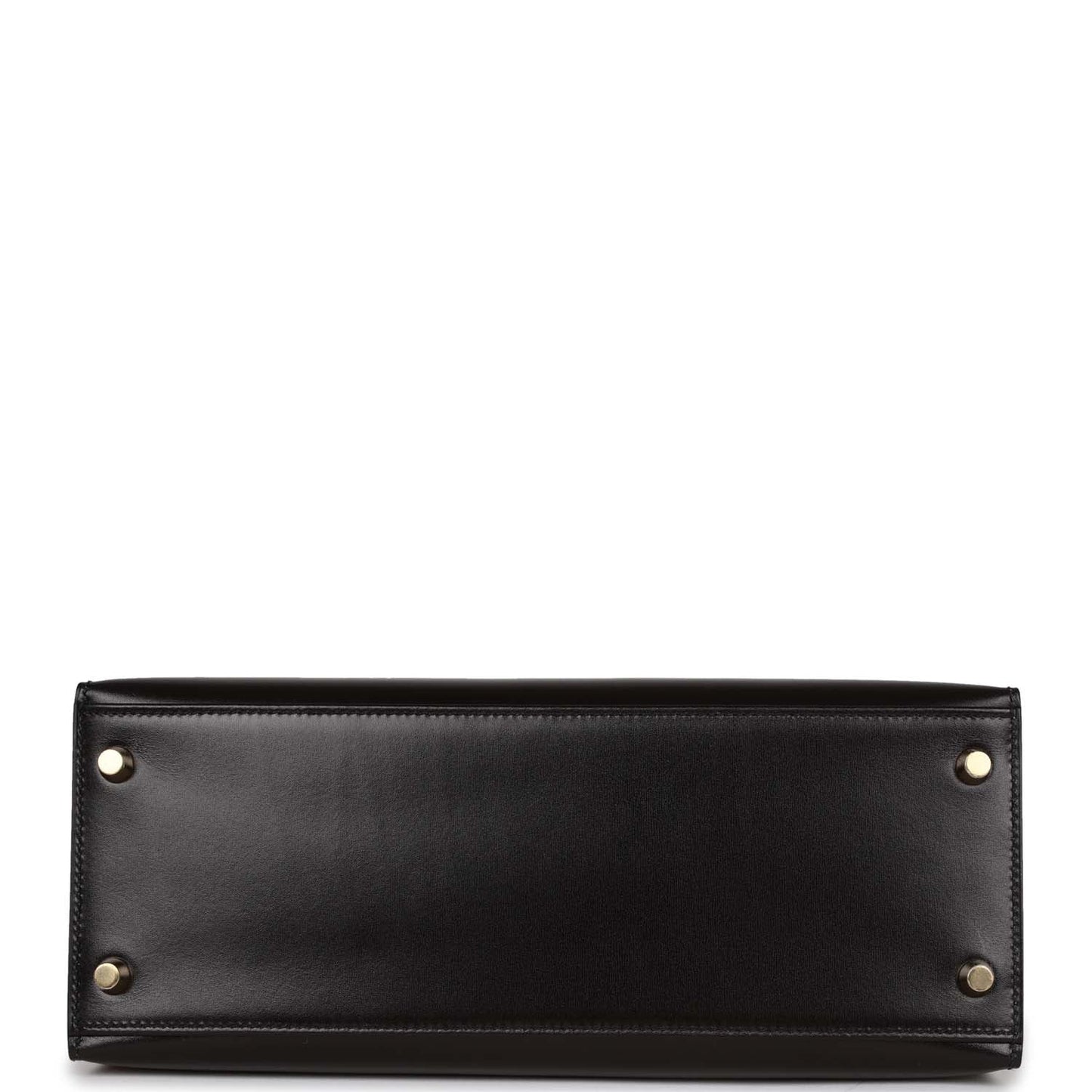 Hermes Kelly Sellier 28 Black Box Gold Hardware