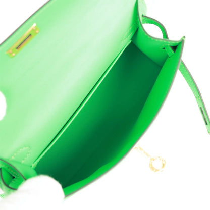 Hermes Kelly Sellier 20 Vert Comics Chevre Gold Hardware