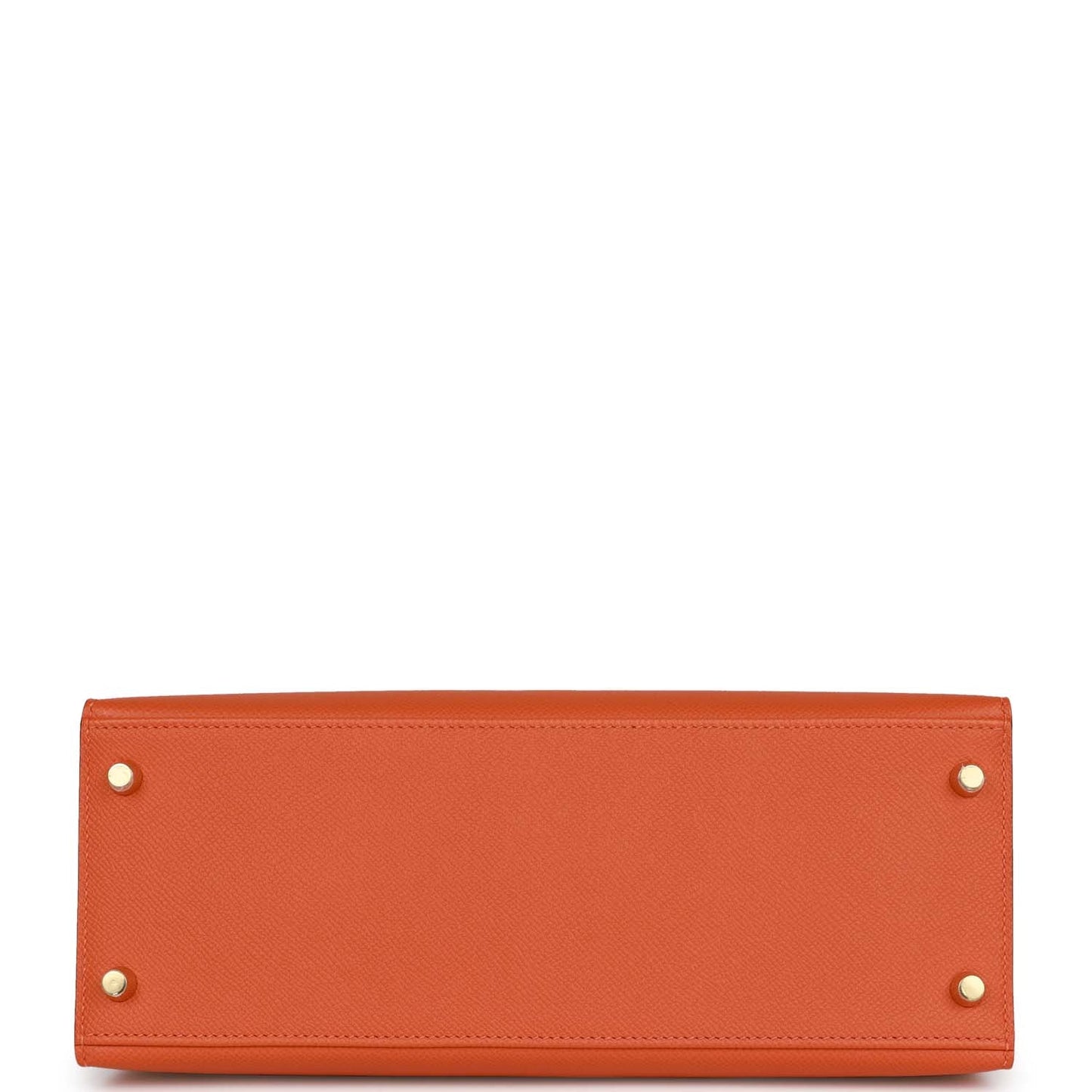 Hermes Kelly Sellier 28 Orange Epsom Gold Hardware