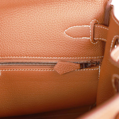 Hermes Kelly Sellier 28 Gold Togo Palladium Hardware