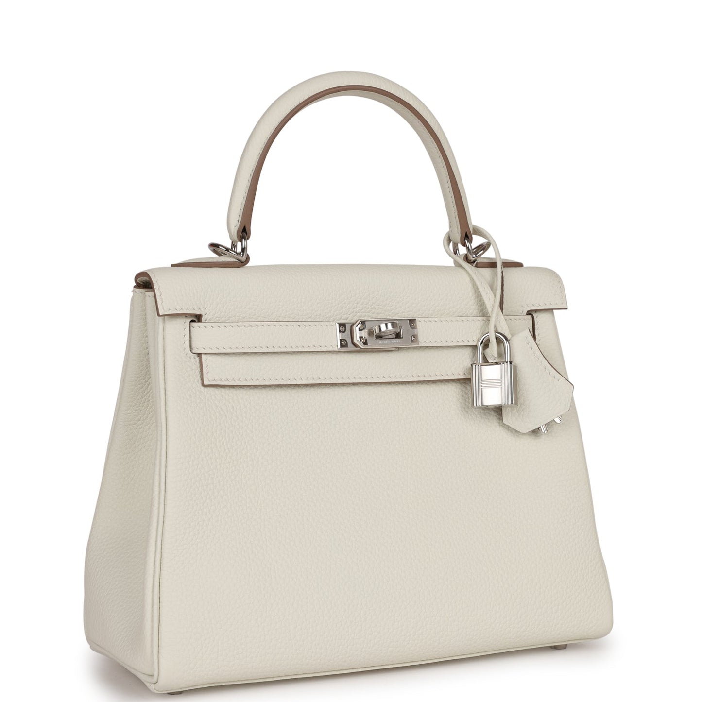 Hermes Kelly Retourne 25 Mushroom Togo Palladium Hardware