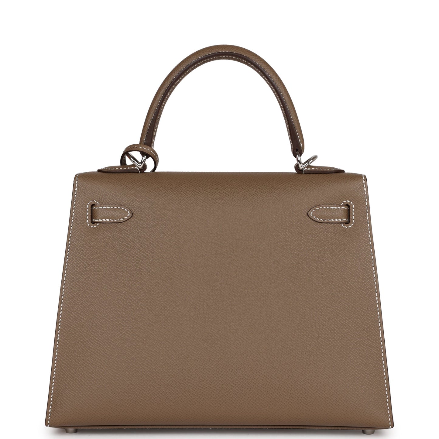 Hermes Kelly Sellier 25 Etoupe Epsom Palladium Hardware