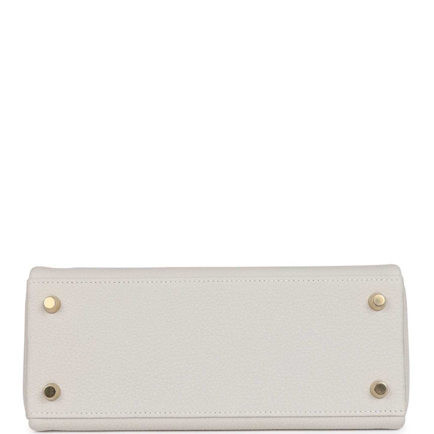 Hermes Kelly Retourne 25 Gris Pale Togo Gold Hardware