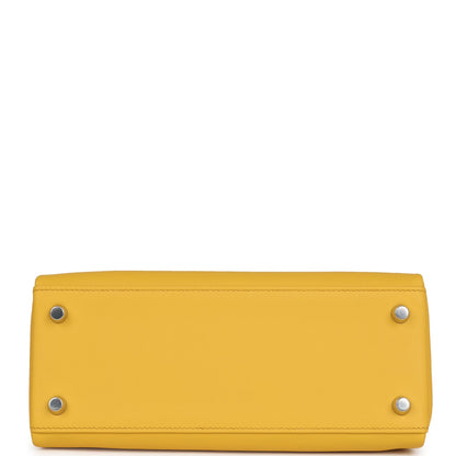 Hermes Kelly Retourne 25 Sun Swift Palladium Hardware