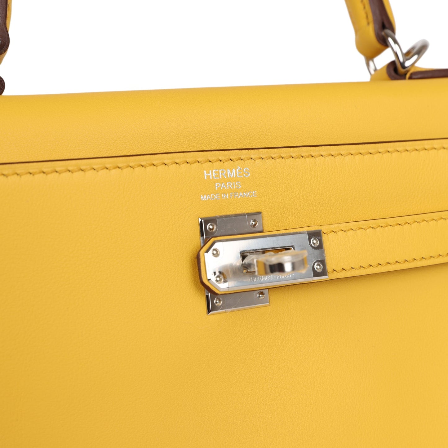 Hermes Kelly Retourne 25 Sun Swift Palladium Hardware