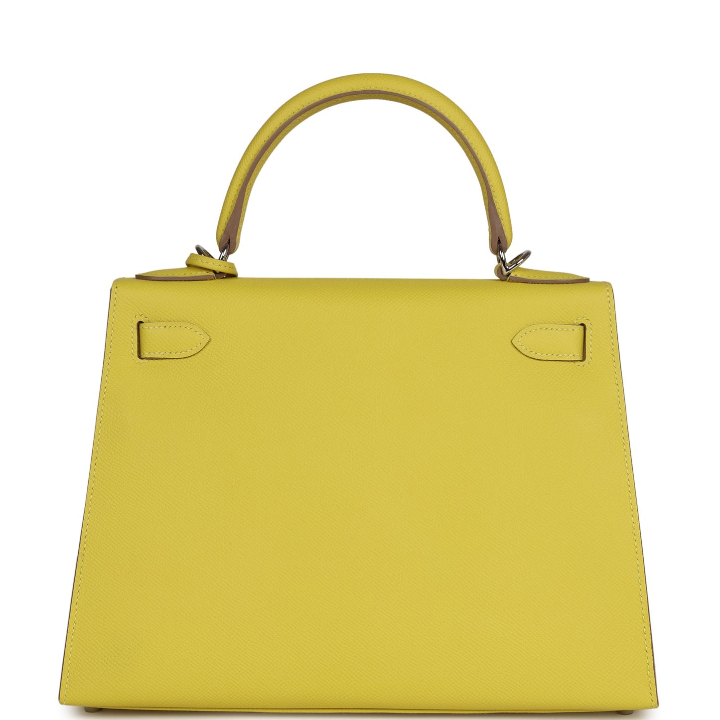 Hermes Kelly Sellier 28 Lime Epsom Palladium Hardware