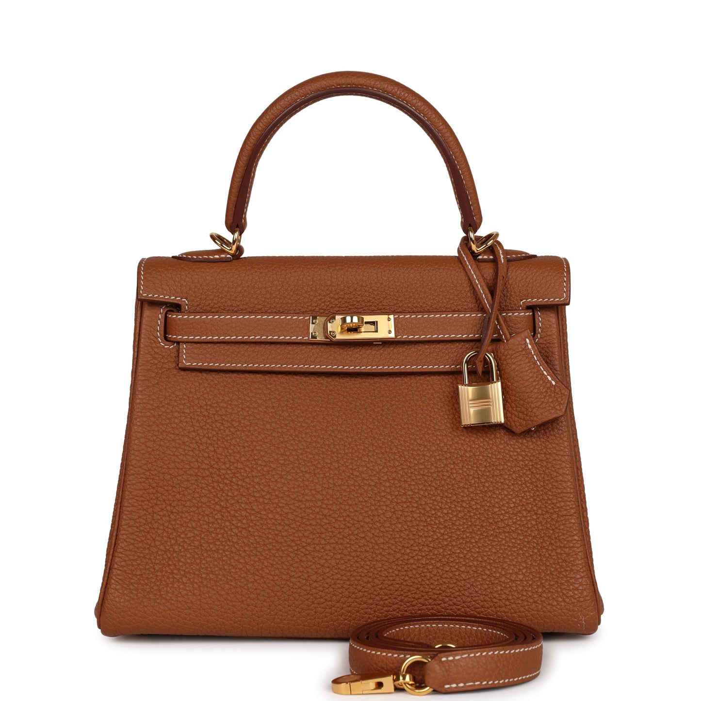 Hermes Kelly Retourne 25 Gold Togo Gold Hardware