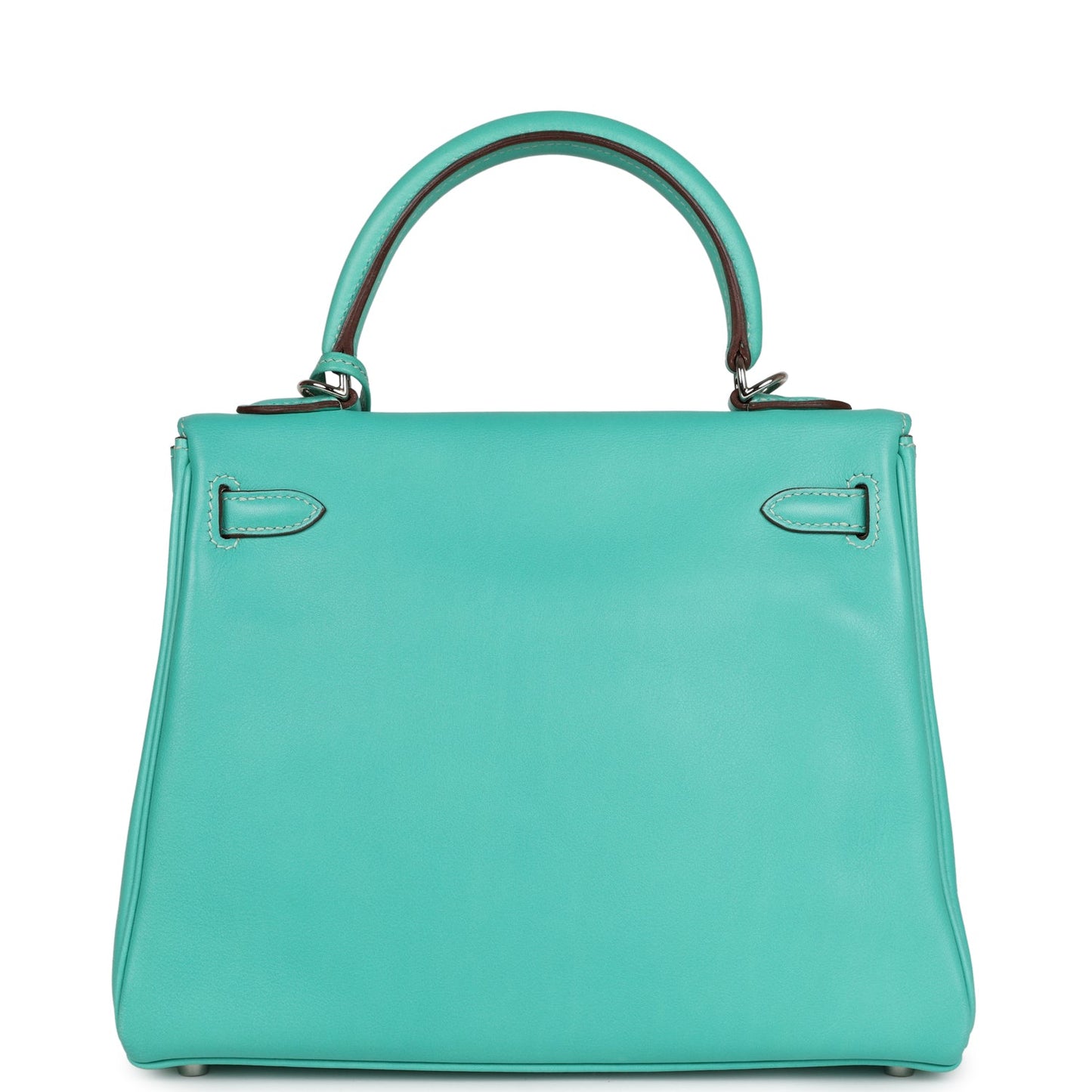 Hermes Retourne Kelly 25 Lagoon Swift Palladium Hardware