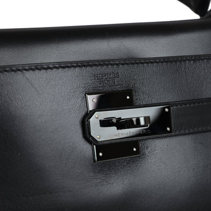 Hermes Kelly Retourne 32 SO Black Box Black Hardware