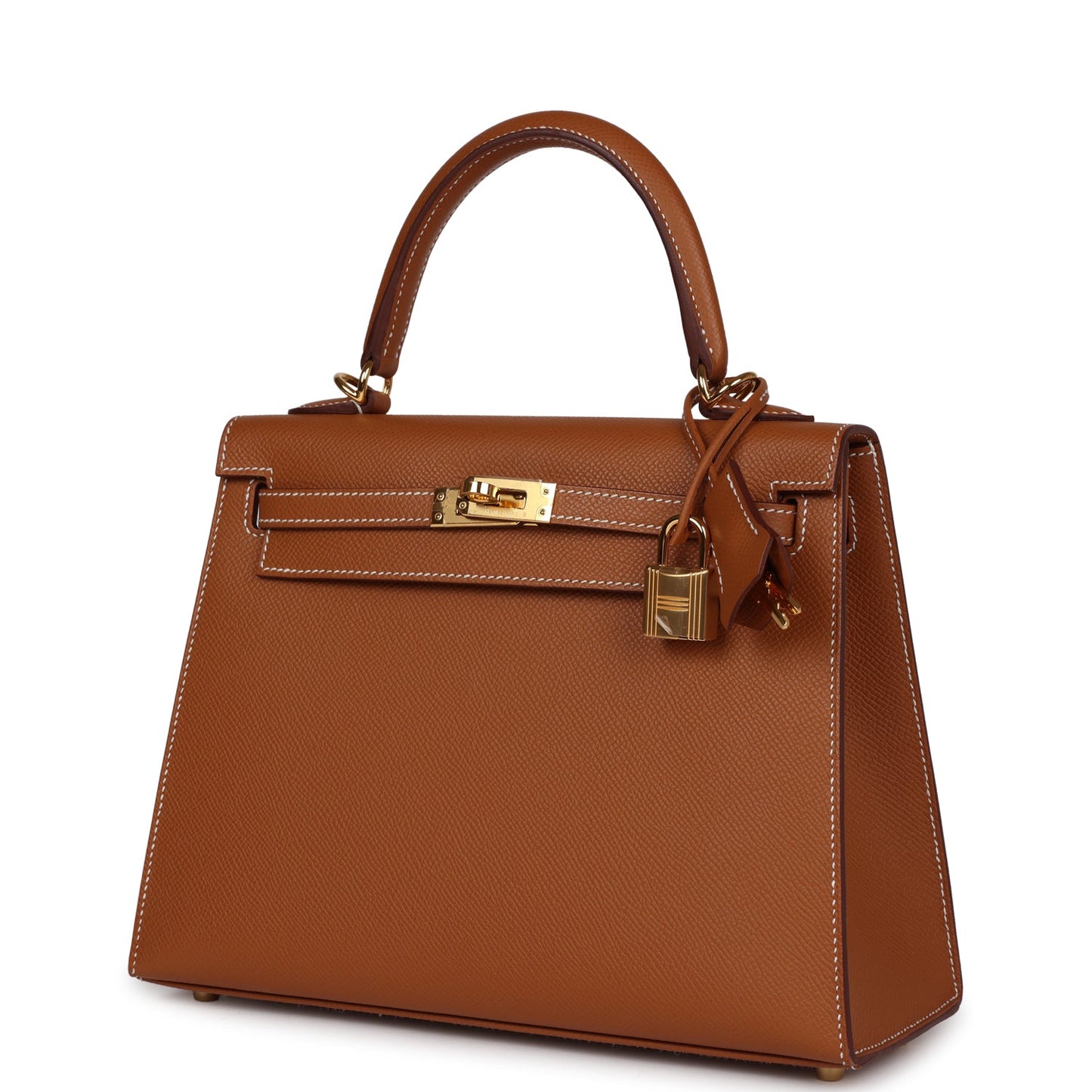 Hermes Kelly Sellier 25 Gold Epsom Gold Hardware