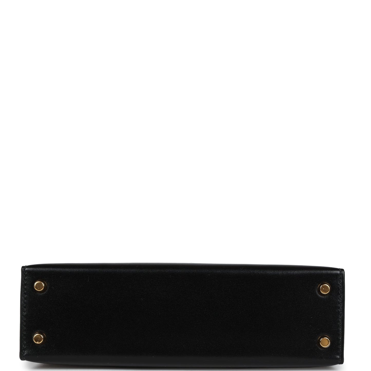 Hermes Kelly Sellier 20 Black Box Gold Hardware