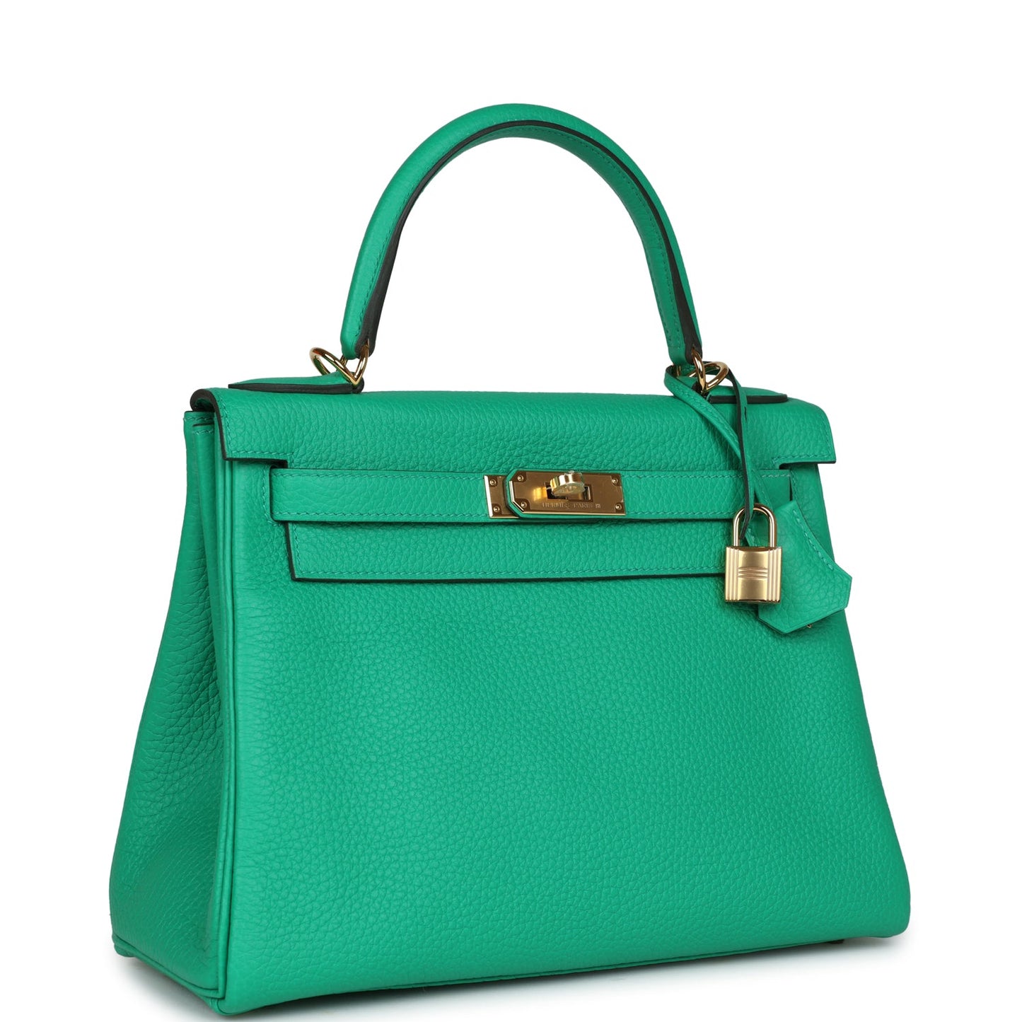 Hermes Kelly Retourne 28 Menthe Clemence Gold Hardware