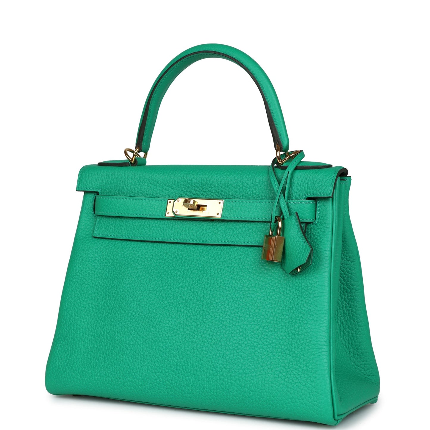 Hermes Kelly Retourne 28 Menthe Clemence Gold Hardware