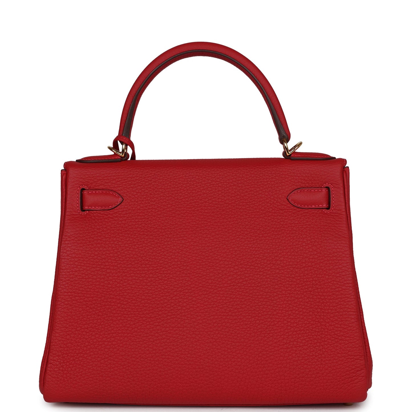 Hermes Kelly Retourne 28 Vermillion Clemence Gold Hardware