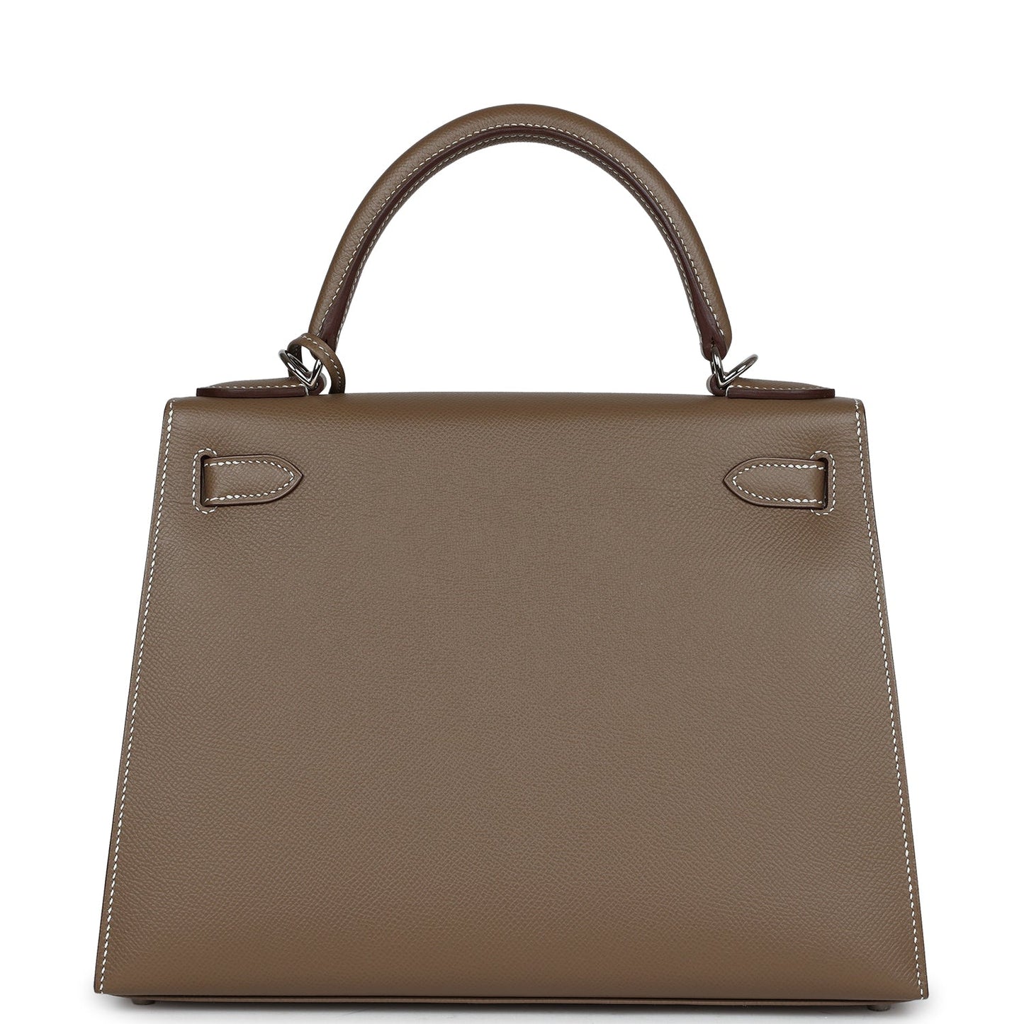 Hermes Kelly Sellier 28 Etoupe Epsom Palladium Hardware