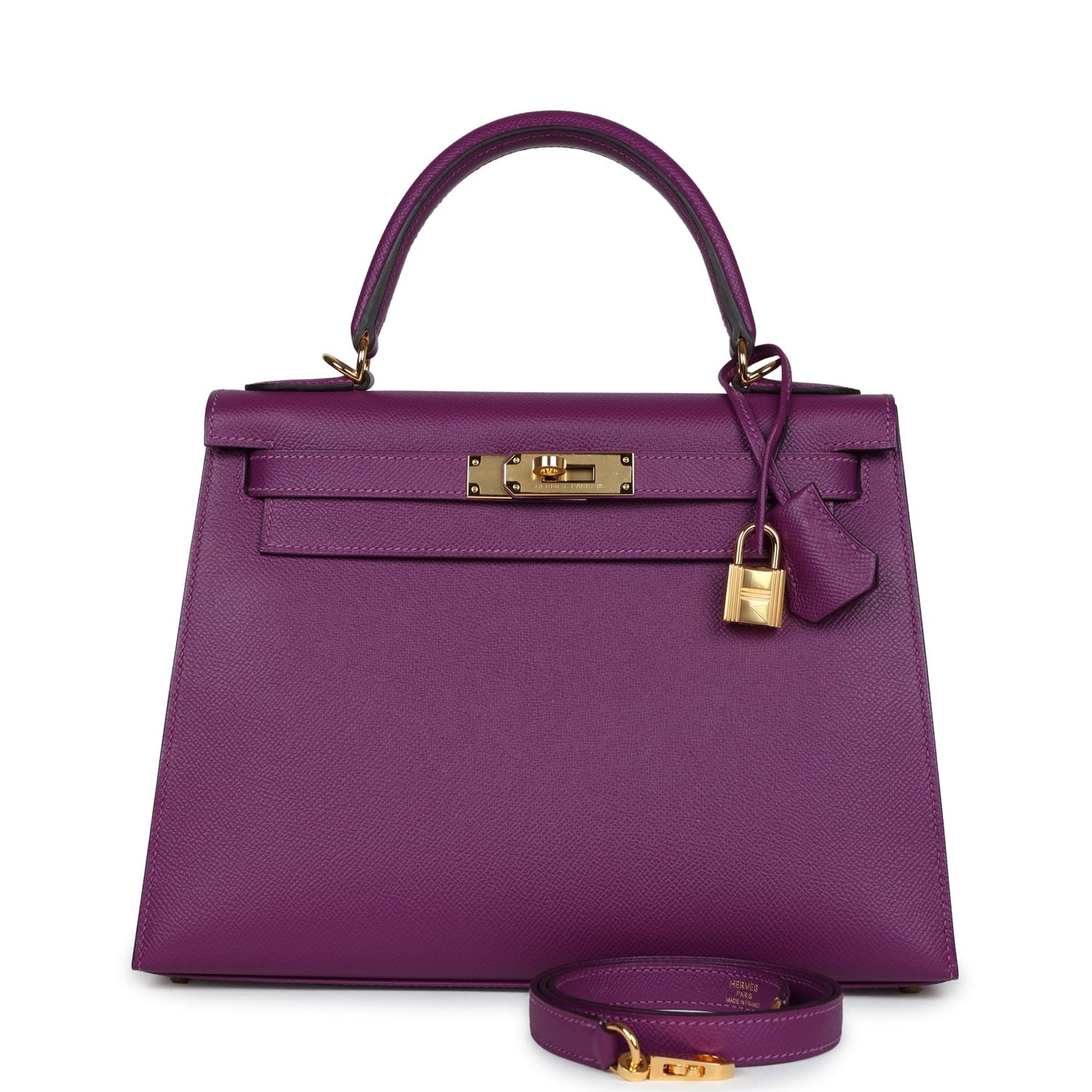 Hermes Kelly Sellier 28 Anemone Epsom Gold Hardware