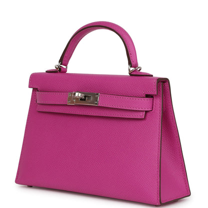 Hermes Kelly Sellier 20 Magnolia Epsom Palladium Hardware