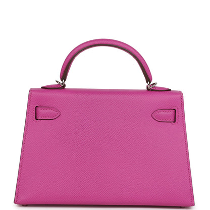 Hermes Kelly Sellier 20 Magnolia Epsom Palladium Hardware